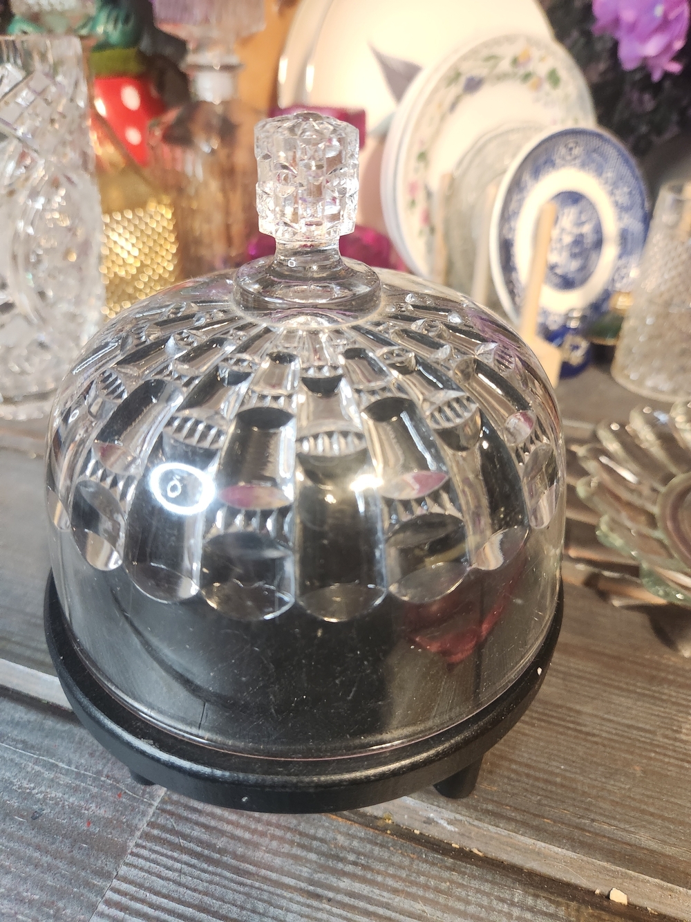 Clear Glass Dome W/ Platter, Entertainment, Catering, Party, Home Decor, - Picture 6 of 9